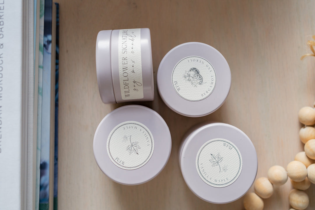 Wildflower Signature Tin Candle
