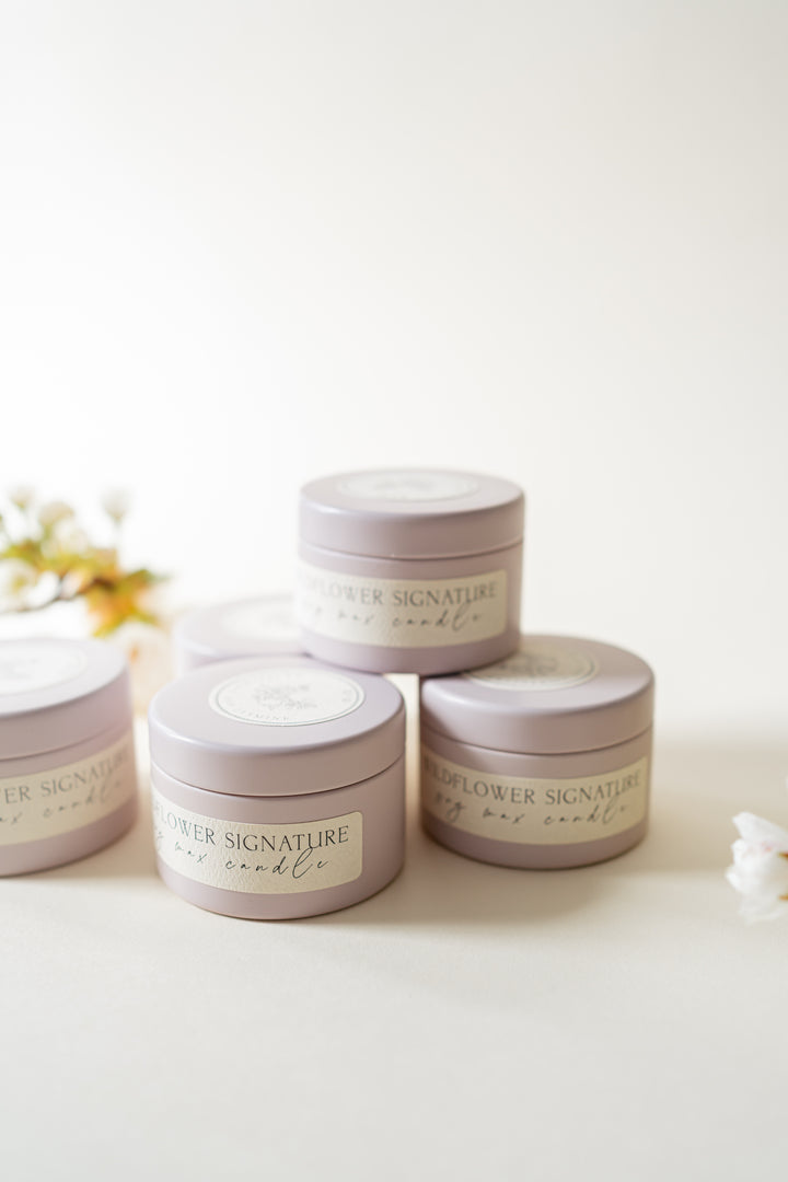 Wildflower Signature Tin Candle