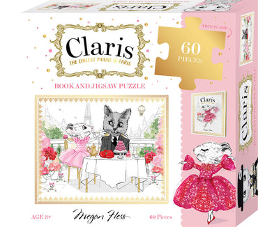 Claris: The Chicest Mouse in Paris Book & 60 Piece Puzzle Set