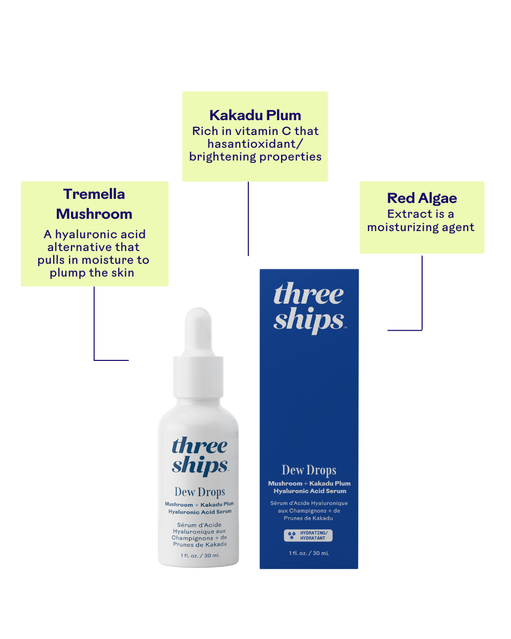 Dew Drops Mushroom + Kakadu Plum Hyaluronic Acid Serum