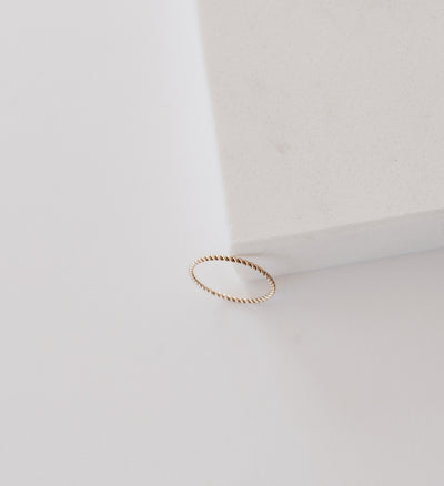 Twisted Stacker Ring