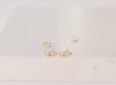 Drop Stud Earrings