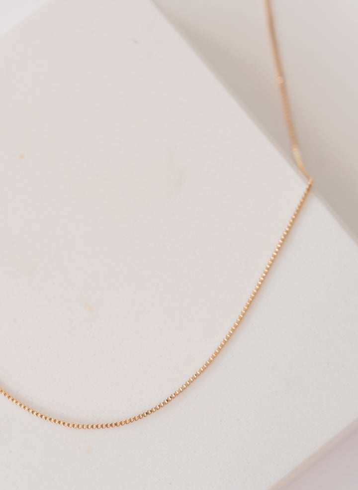 18k Gold Filled Box Chain