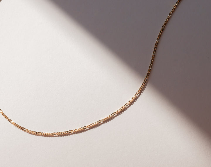 18k Gold Filled Figaro Chain