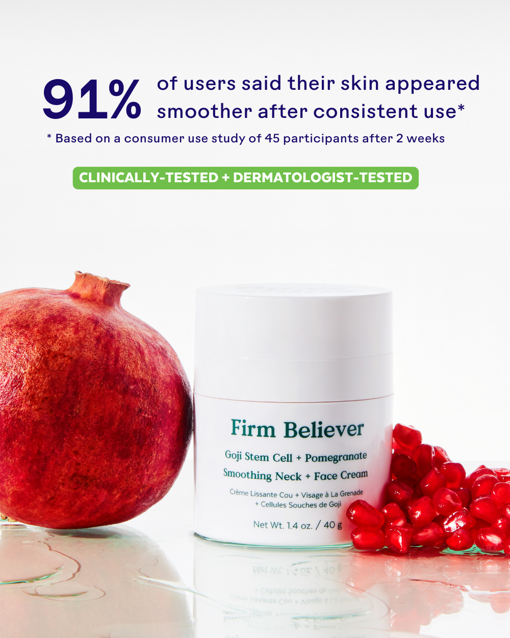 Firm Believer Goji Stem Cell Smoothing Neck + Face Cream
