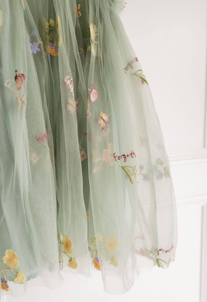Secret Garden Butterfly Dress -Sage