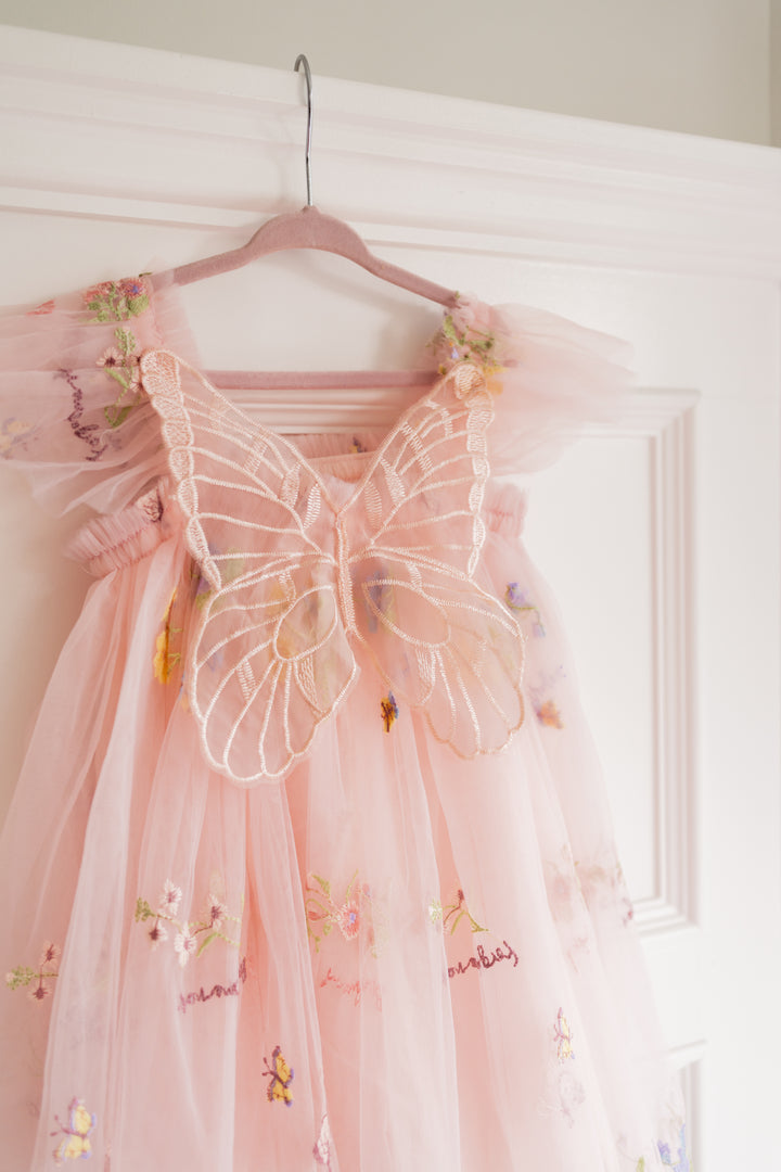 Secret Garden Butterfly Dress - Light Pink