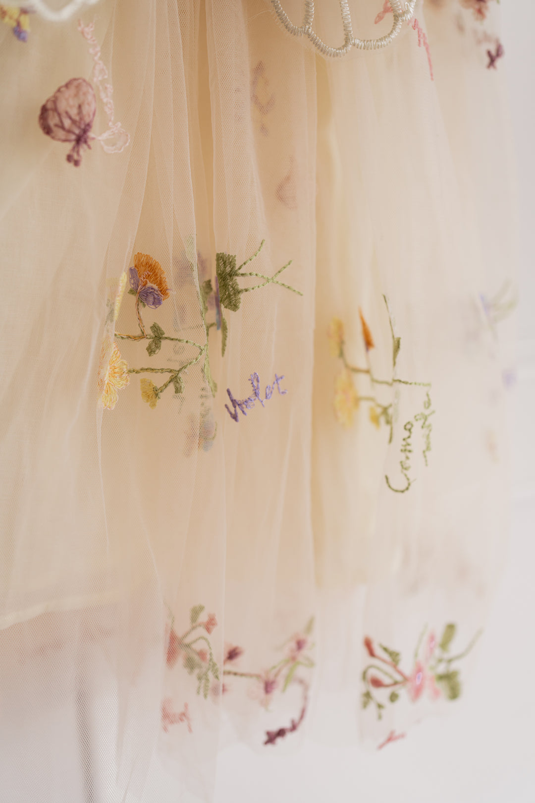 Secret Garden Butterfly Dress - Buttercream