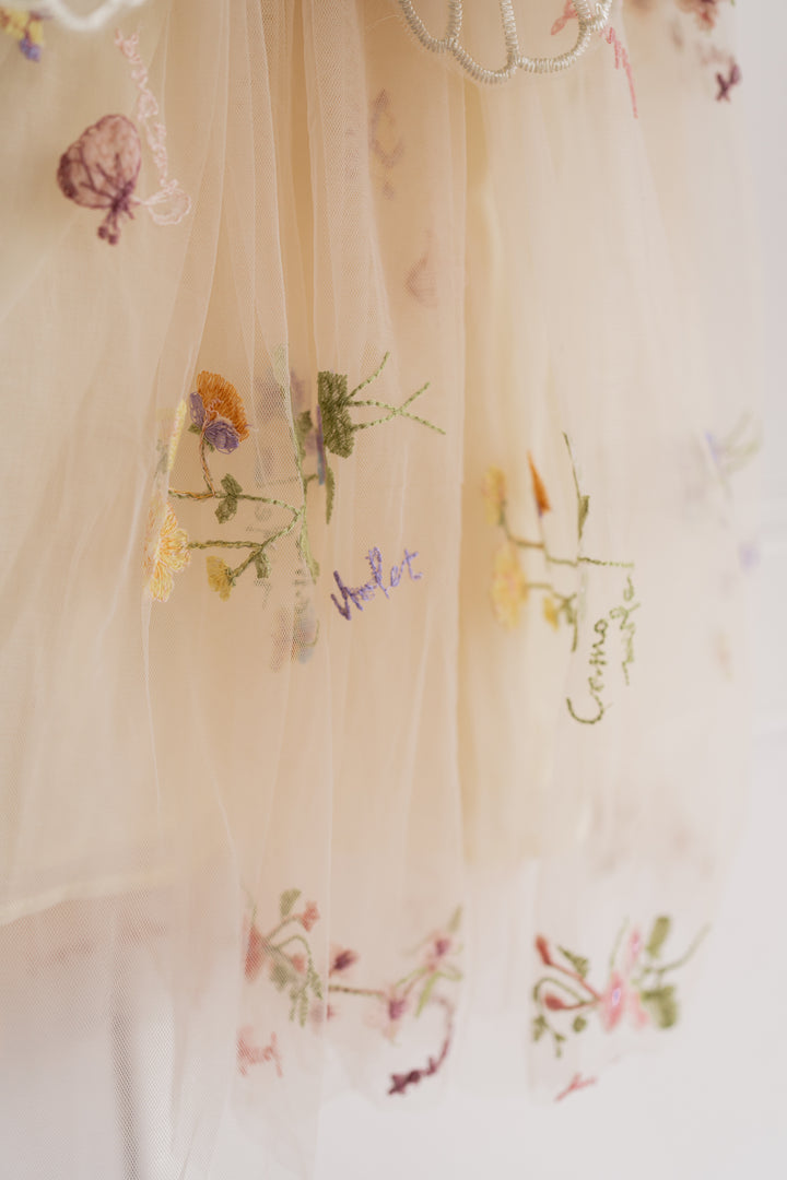 Secret Garden Butterfly Dress - Buttercream