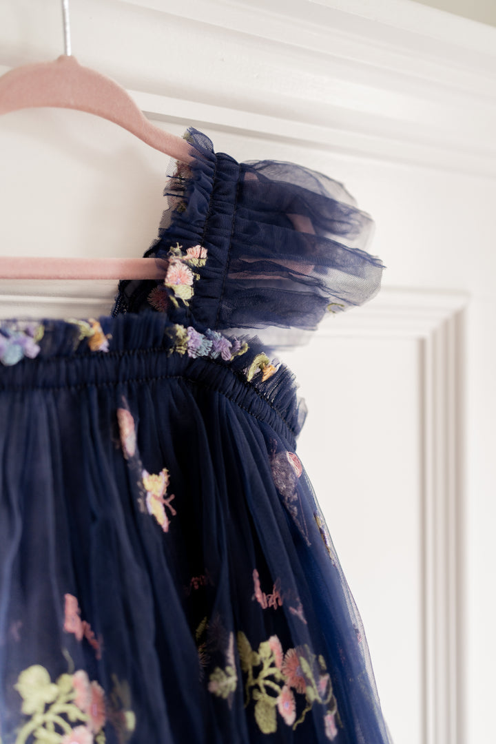 Secret Garden Butterfly Dress -Navy Blue