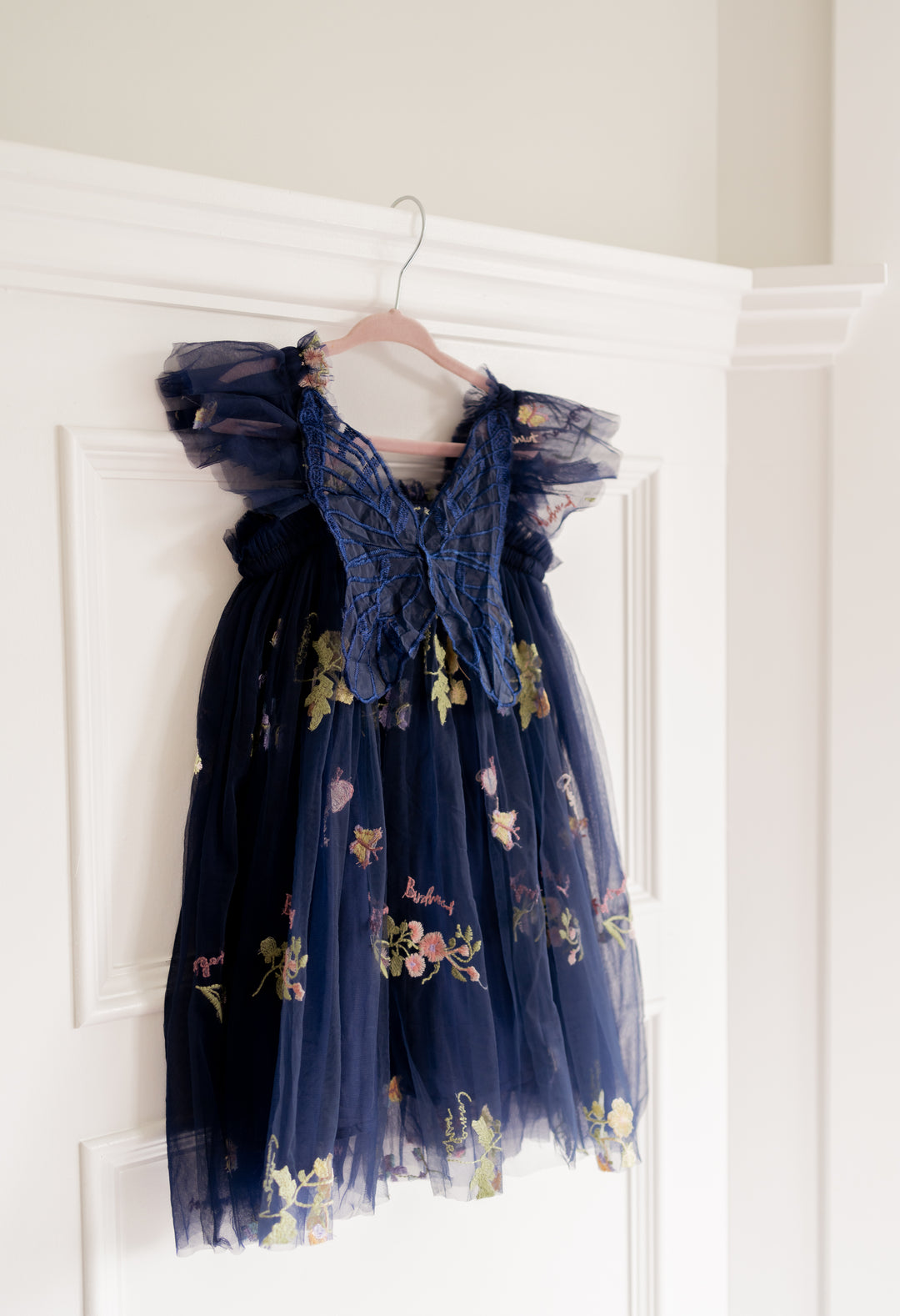 Secret Garden Butterfly Dress -Navy Blue