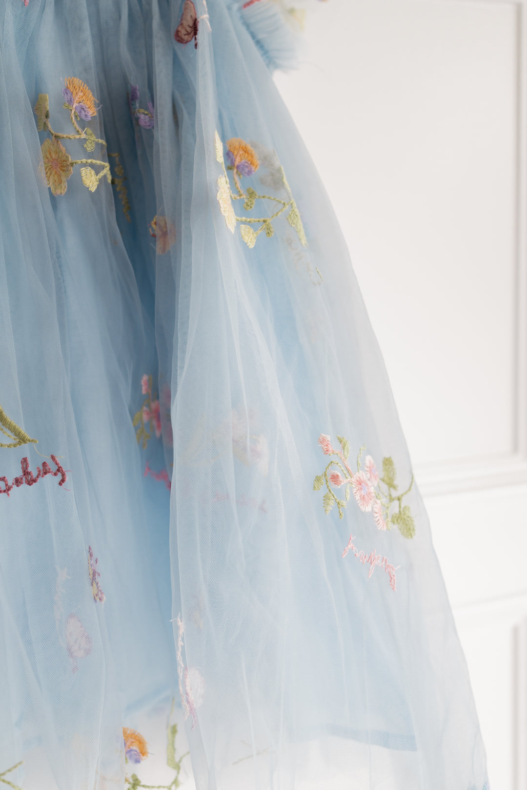 Secret Garden Butterfly Dress -Dusty Blue