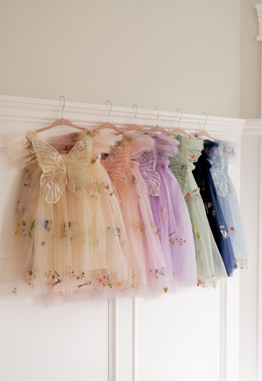 Secret Garden Butterfly Dress - Light Pink