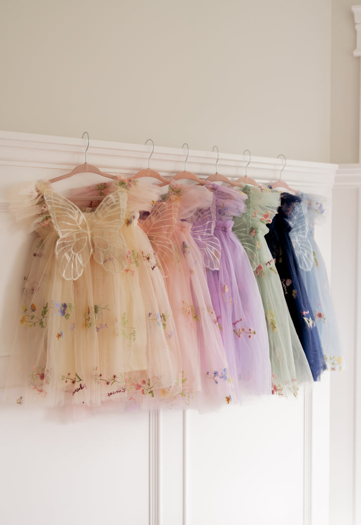 Secret Garden Butterfly Dress -Sage