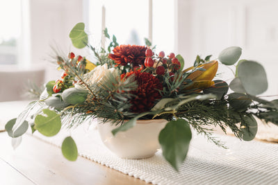 Holiday Centrepiece Floral Arrangement Pre-Order