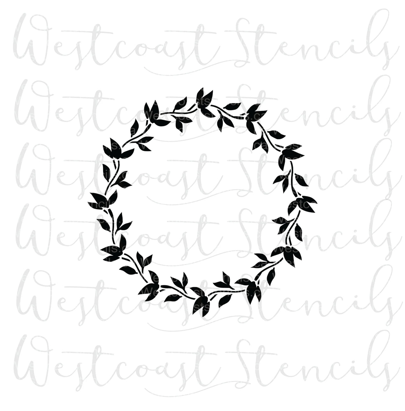 Twine Wreath, Style 1 Stencil