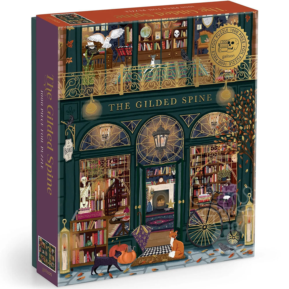 The Gilded Spine 1000 Piece Foil Puzzle