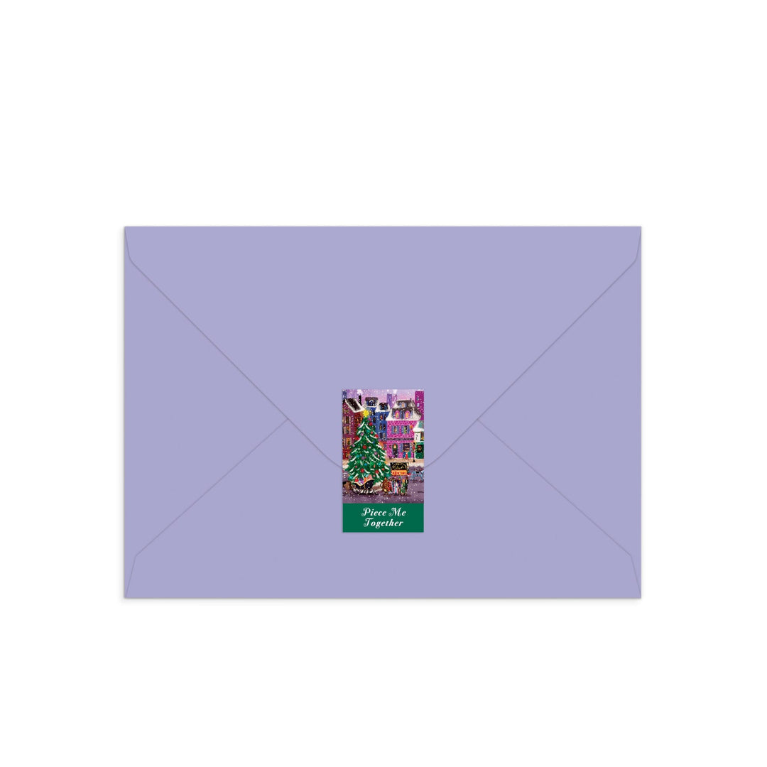 Joy Laforme Christmas Square Greeting Card Puzzle