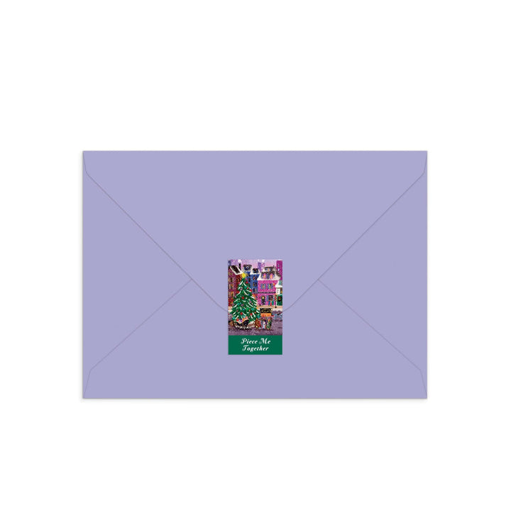 Joy Laforme Christmas Square Greeting Card Puzzle