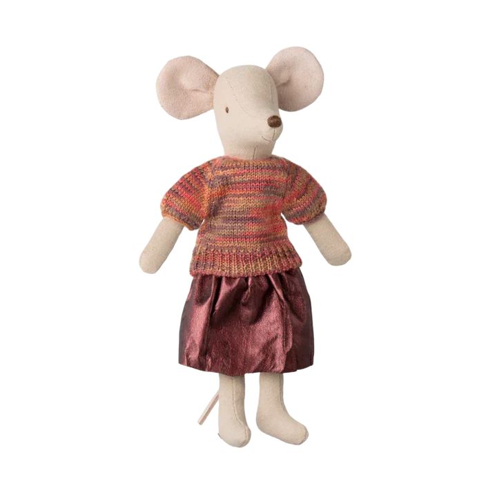 Maileg Skirt and Knitted Blouse, Mum mouse