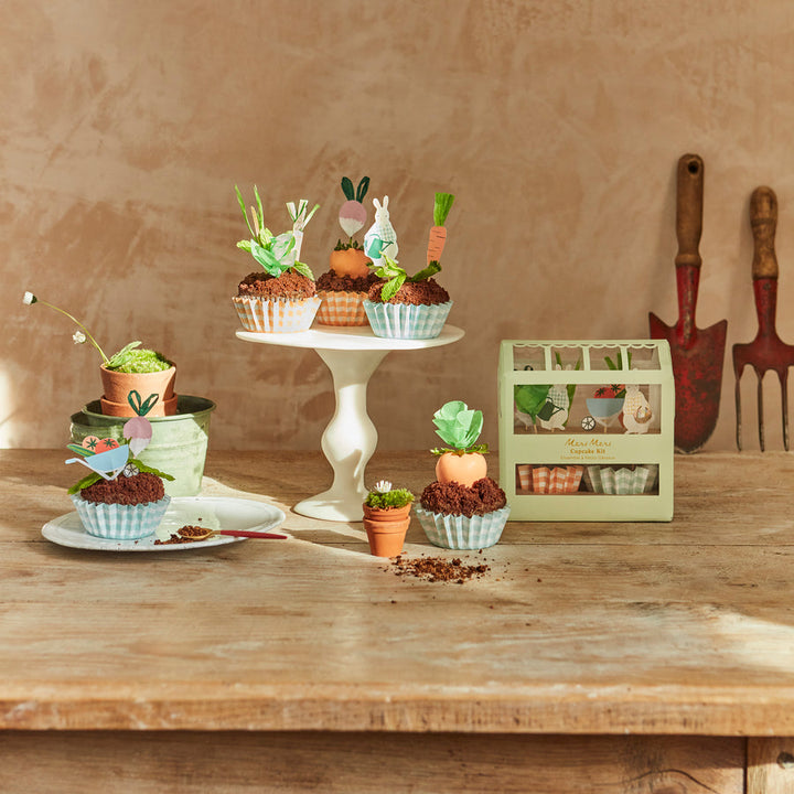 Bunny Greenhouse Cupcake Kit