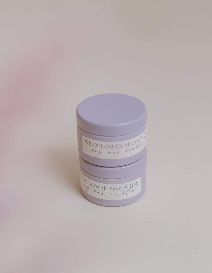 Wildflower Signature Tin Candle