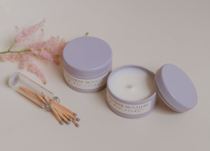 Wildflower Signature Tin Candle