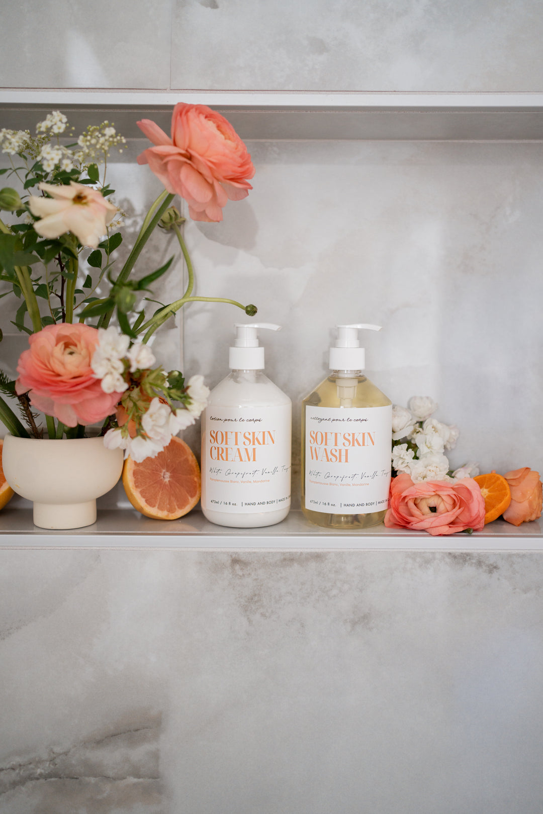 Soft Skin Cream -  White Grapefruit | Vanilla | Tangerine