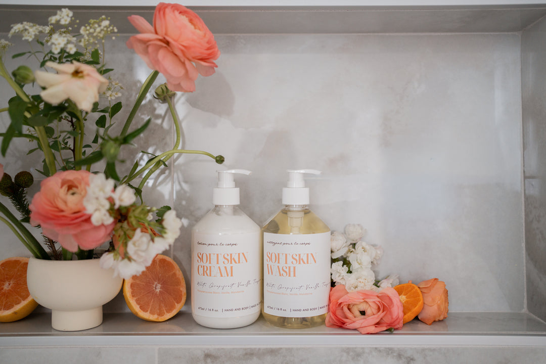 Soft Skin Cream -  White Grapefruit | Vanilla | Tangerine
