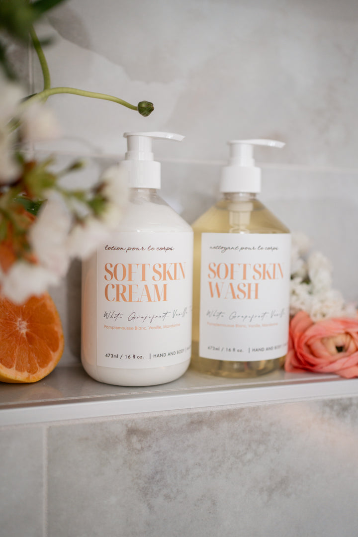 Soft Skin Cream -  White Grapefruit | Vanilla | Tangerine