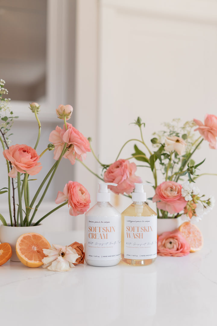 Soft Skin Cream -  White Grapefruit | Vanilla | Tangerine