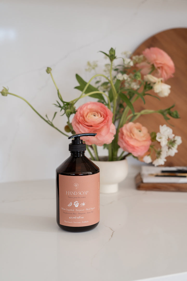 Wildflower Mercantile Hand Soap - White Grapefruit | Bergamot | Black Pepper