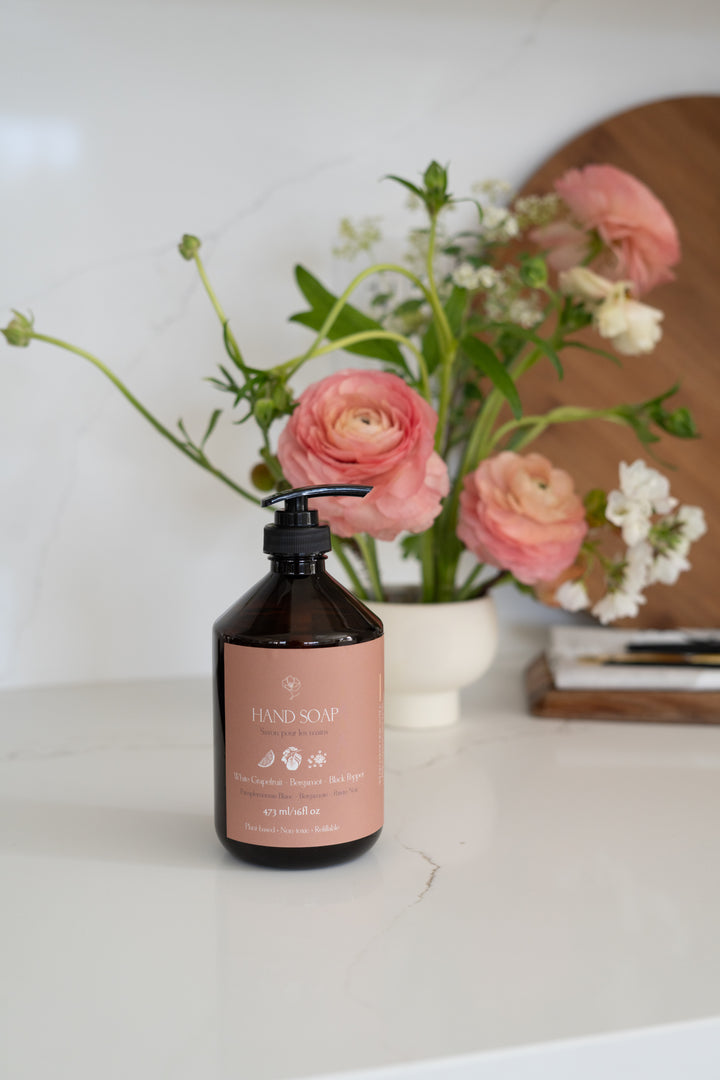 Wildflower Mercantile Hand Soap - White Grapefruit | Bergamot | Black Pepper