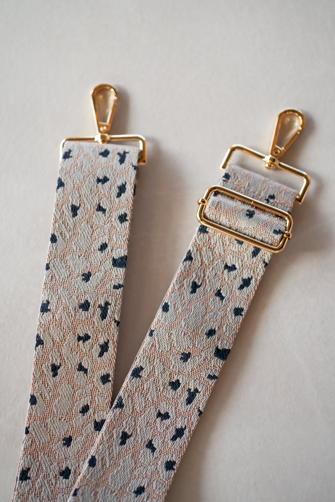 Floral Embroidered Crossbody Bag Strap