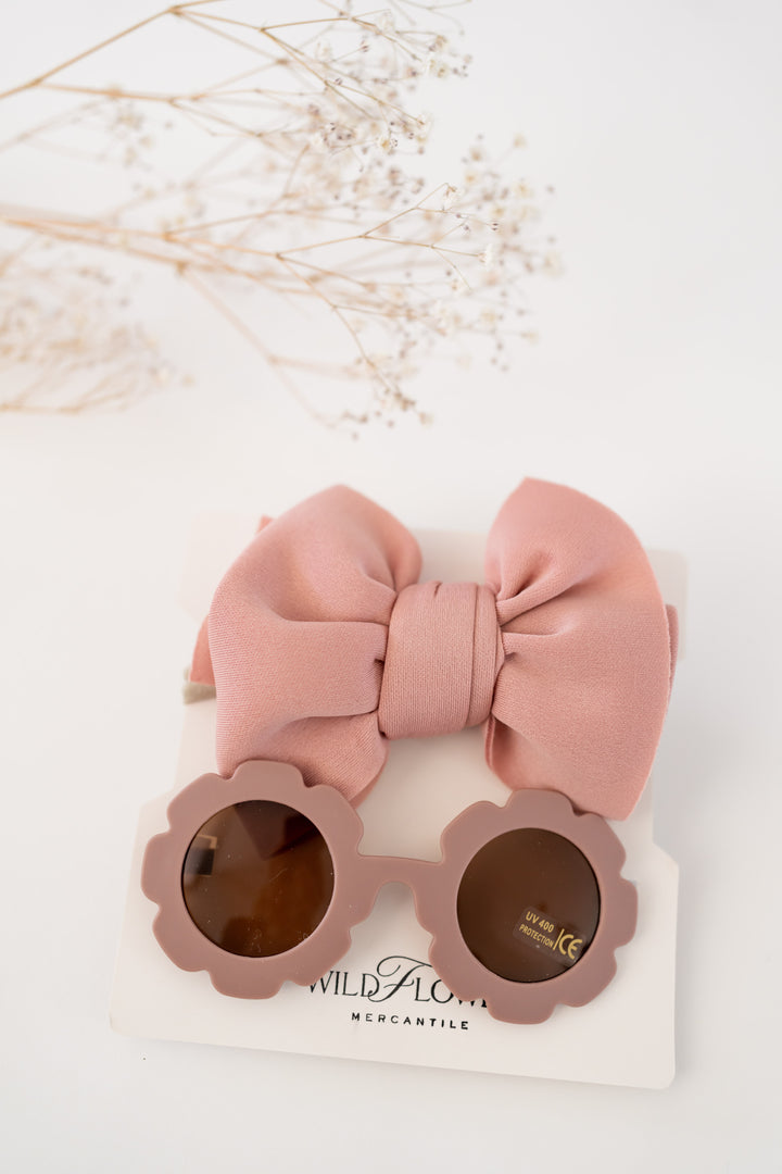 Sunglass/Bow Set