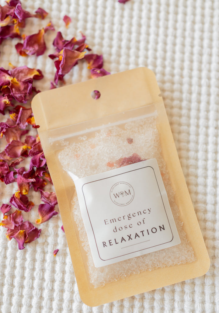 Wildflower Mercantile Soothing Bath Soak -  Lavender | Vanilla | Black Pepper | Rose
