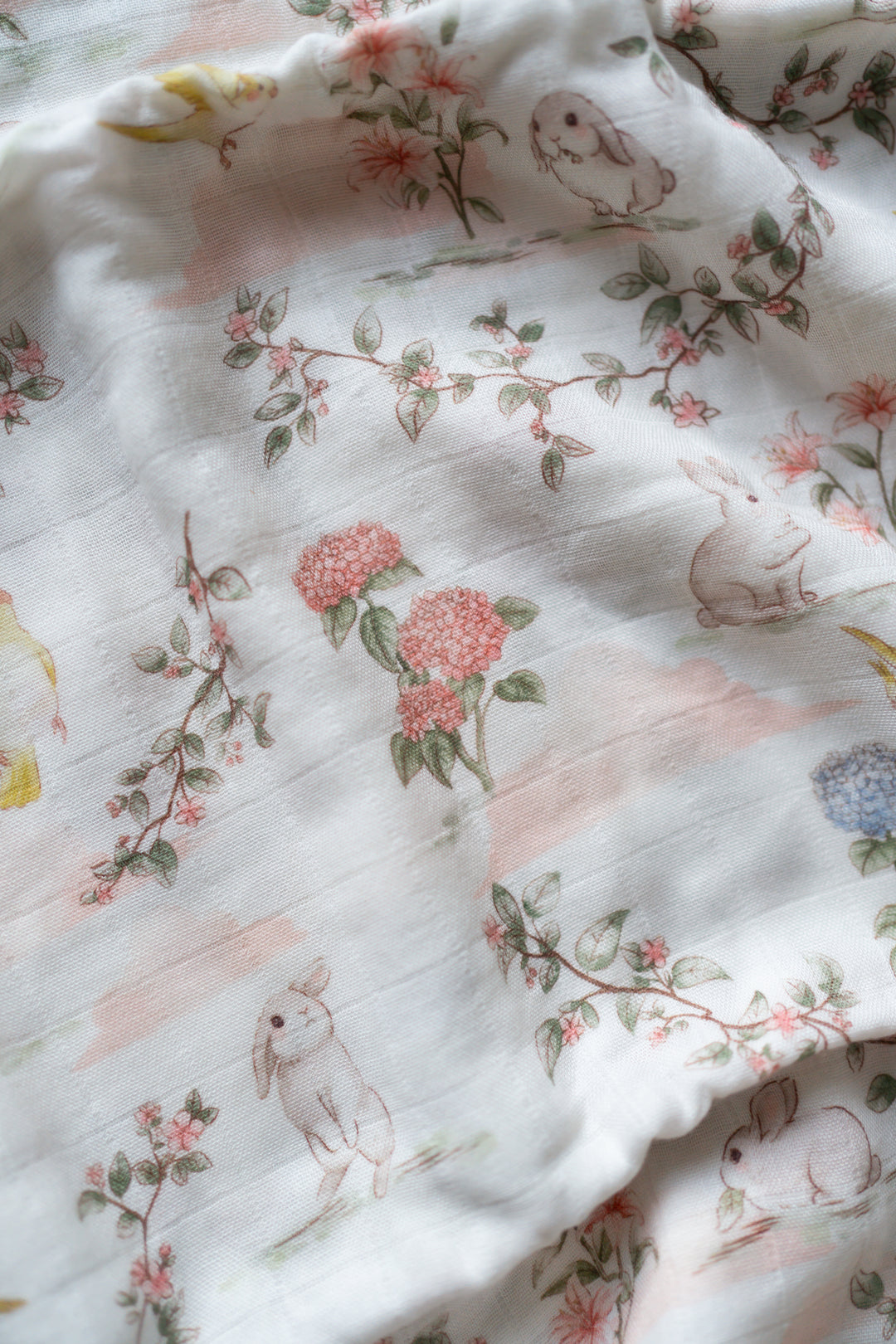 Woodland Friends Muslin Swaddle