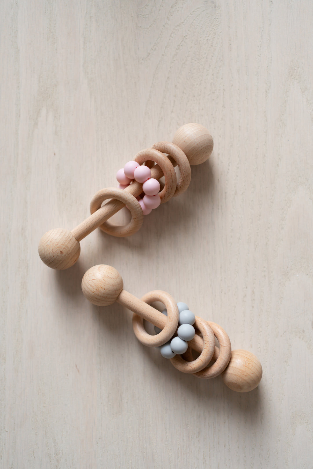 Wood/Silicone Rattle
