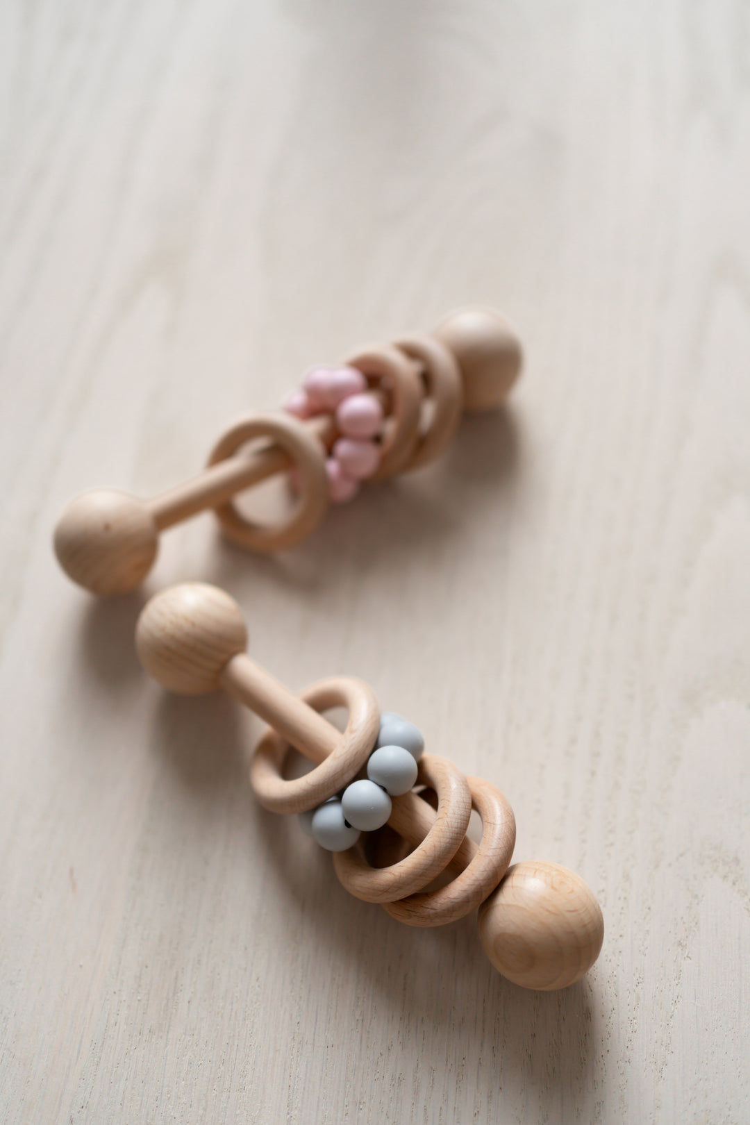 Wood/Silicone Rattle