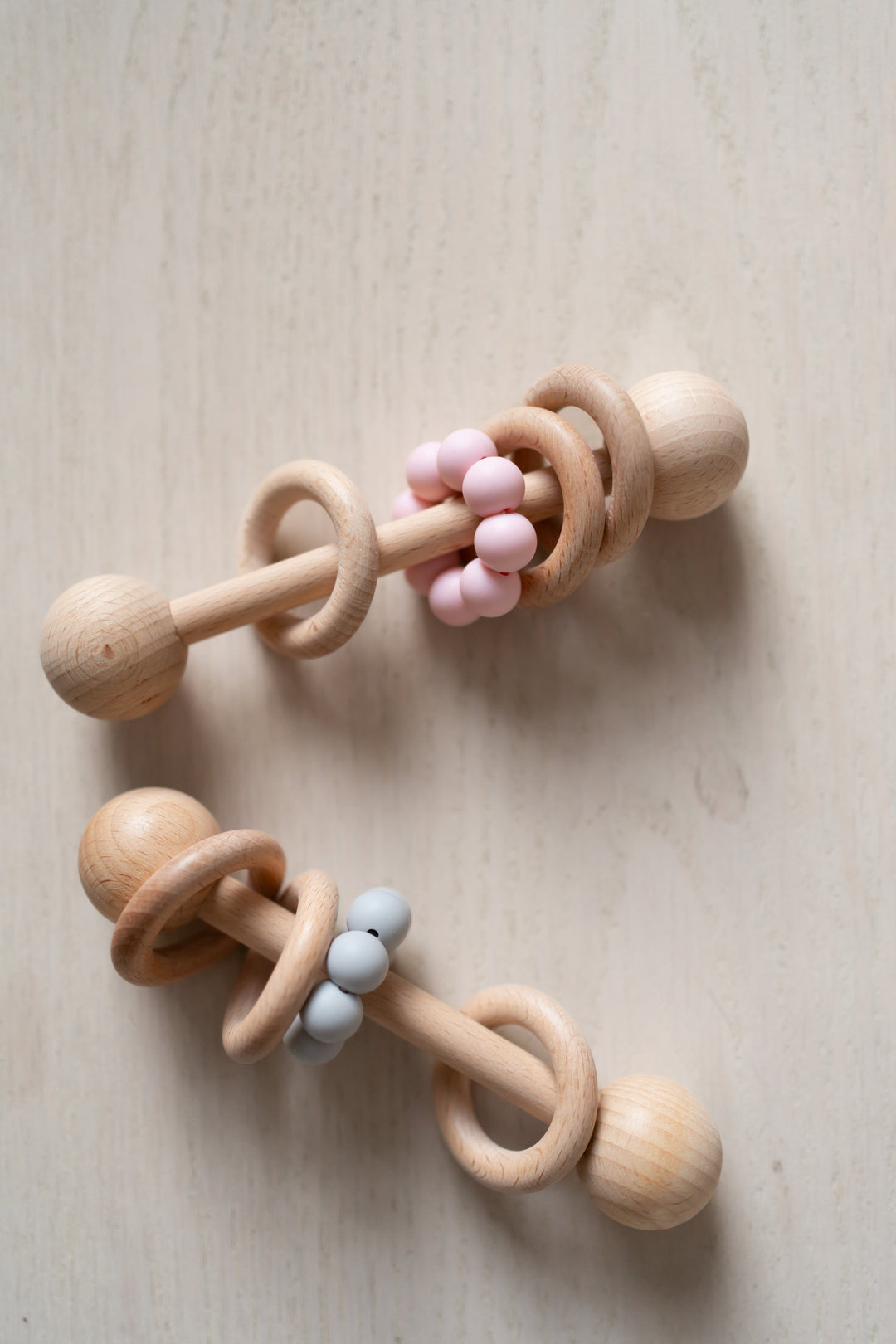 Wood/Silicone Rattle