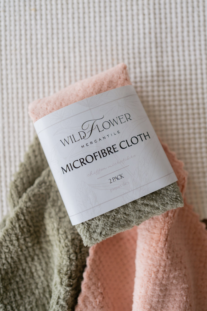 WFM Microfiber Cloths- 2 Pack