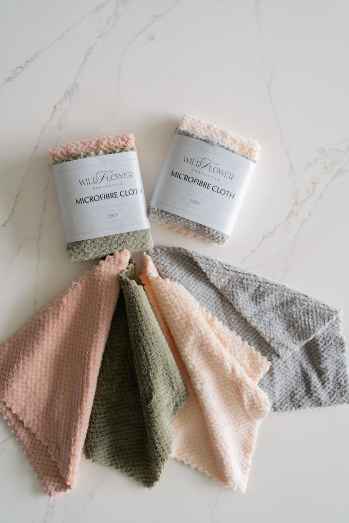 WFM Microfiber Cloths- 2 Pack
