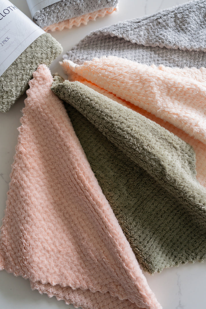 WFM Microfiber Cloths- 2 Pack