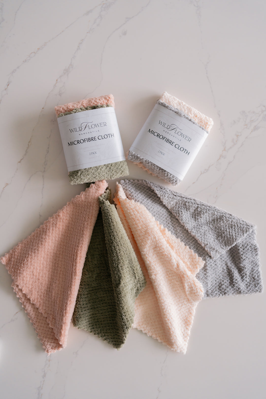WFM Microfiber Cloths- 2 Pack