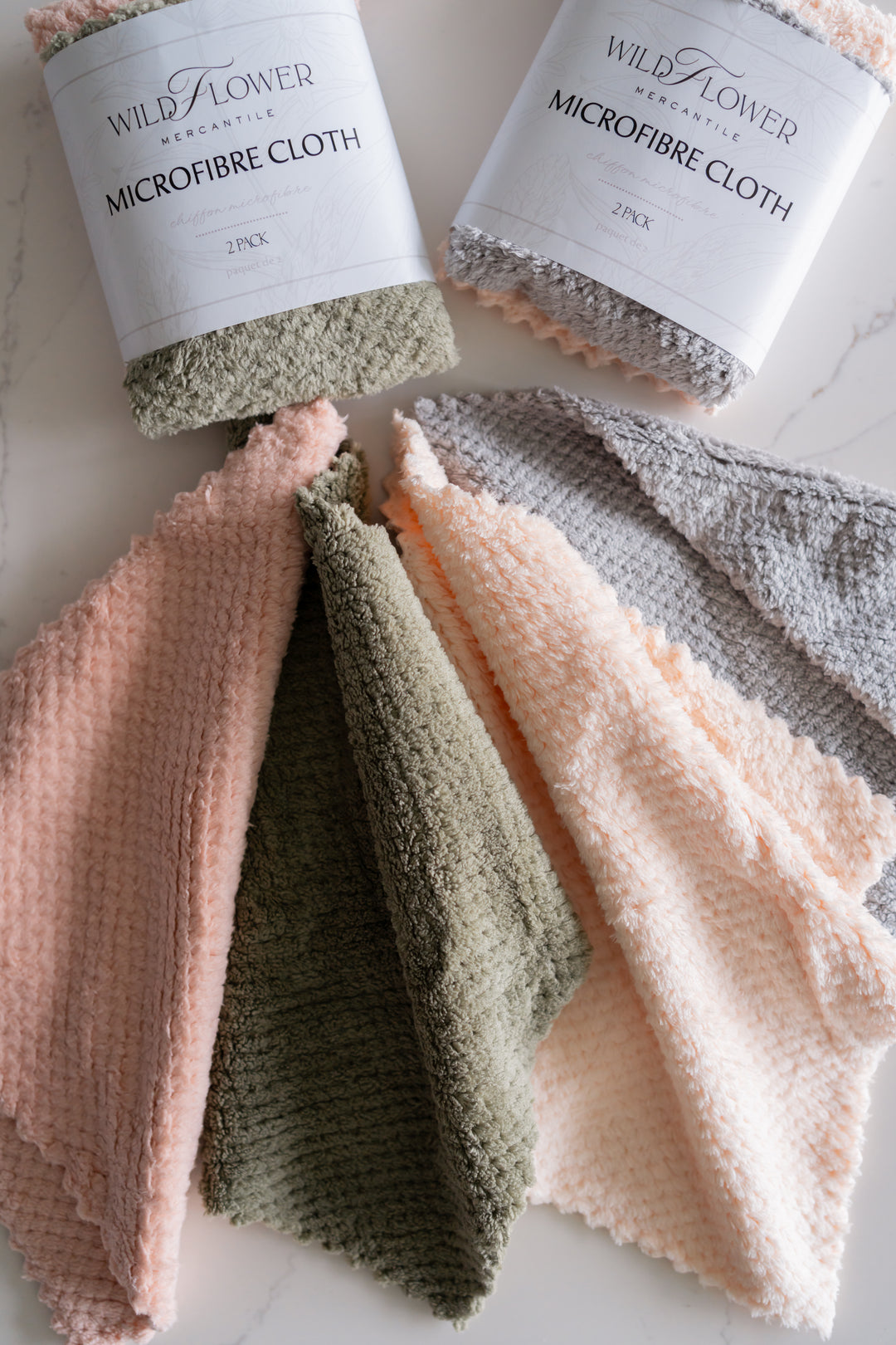 WFM Microfiber Cloths- 2 Pack