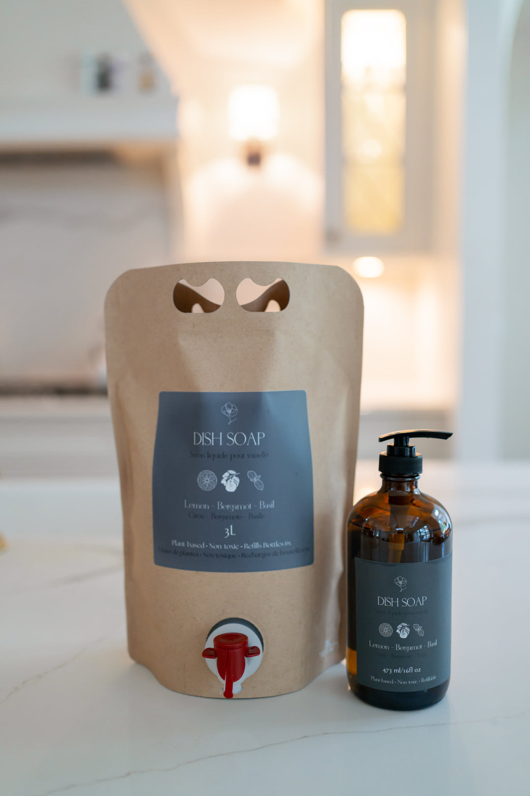 Wildflower Mercantile Dish Soap - Lemon | Bergamot | Basil