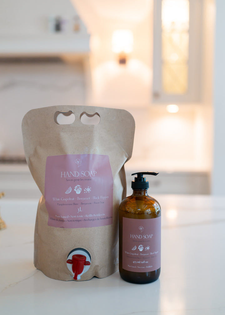Wildflower Mercantile Hand Soap - White Grapefruit | Bergamot | Black Pepper