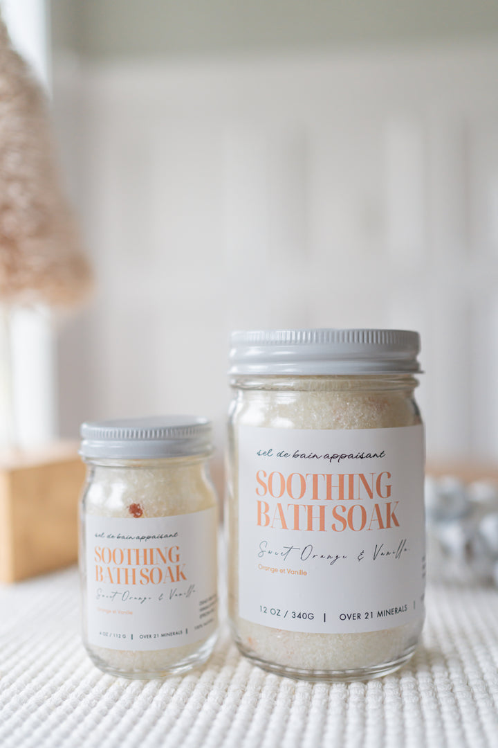 Wildflower Mercantile Soothing Bath Soak -  Sweet Orange | Vanilla |