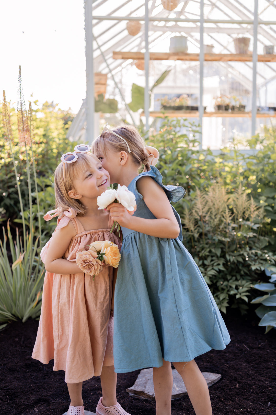 Linen Ruffle Dress