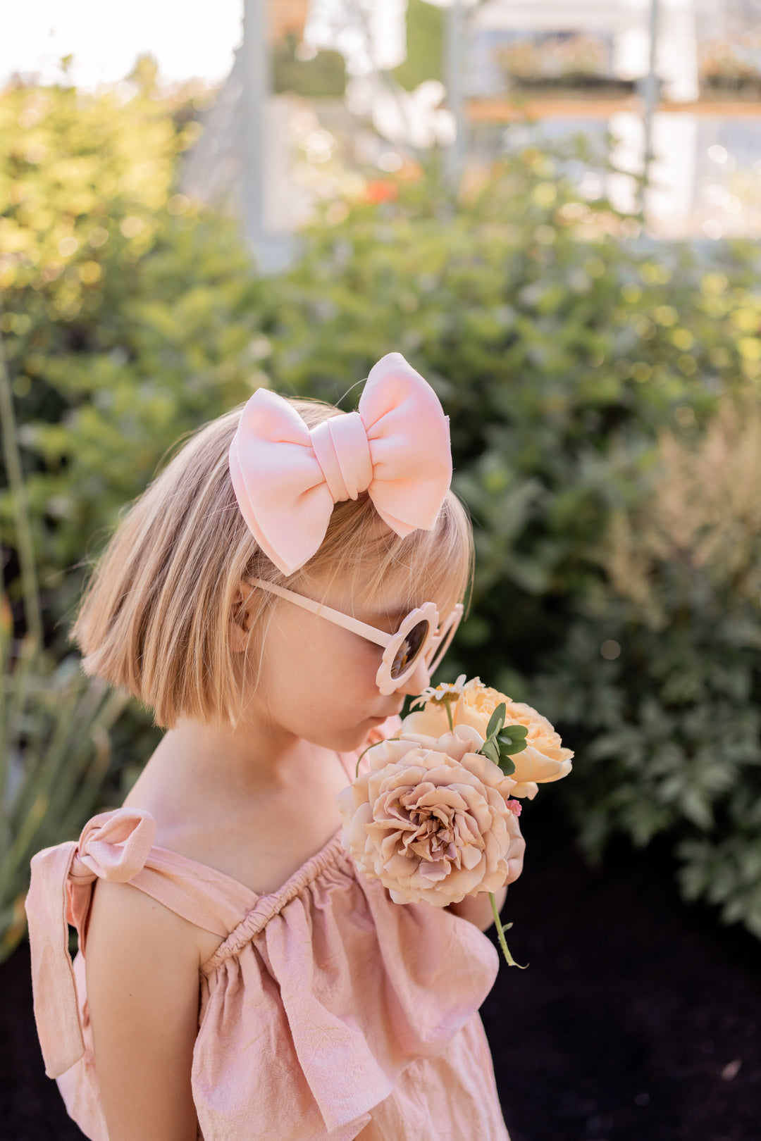 Linen Ruffle Dress